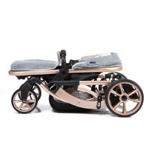 High landscape manufacturer customized can sit can lie folding baby stroller with PU wheels